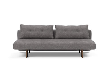 Recast Dark Styletto sovesofa i 282 Avella Warm Grey, set forfra