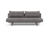 Recast Dark Styletto sovesofa i 282 Avella Warm Grey, set forfra