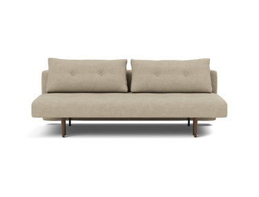 Recast Dark Styletto sovesofa i 356 Taura Sand, set forfra