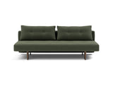 Recast Dark Styletto sovesofa i 413 Esina Olive Green, set forfra