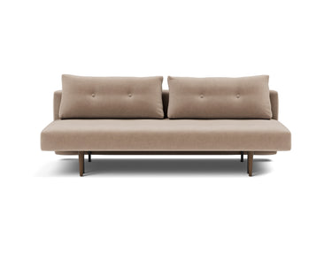 Recast Dark Styletto sovesofa i 417 Esina Mocha, set forfra