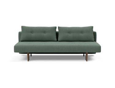 Recast Dark Styletto sovesofa i 518 Elegance Green, set forfra
