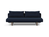 Recast Dark Styletto sovesofa i 528 Mixed Dance Blue, set forfra
