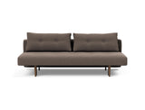 Recast Dark Styletto sovesofa i 530 Bouclé Taupe, set forfra