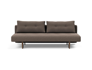 Recast Dark Styletto sovesofa i 530 Bouclé Taupe, set forfra