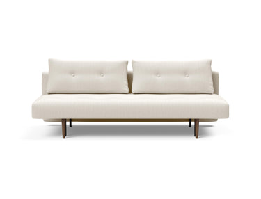 Recast Dark Styletto sovesofa i 531 Bouclé Off White, set forfra