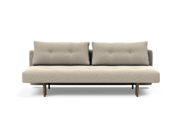 Recast Dark Styletto sovesofa i 539 Bouclé Beige, set forfra