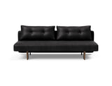 Recast Dark Styletto sovesofa i 550 Faunal Black, set forfra