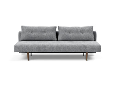Recast Dark Styletto sovesofa i 565 Twist Granite, set forfra