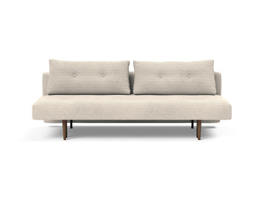 Recast Dark Styletto sovesofa i 594 Corduroy Ivory, set forfra
