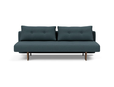 Recast Dark Styletto sovesofa i 851 Mahoga Dark Blue, set forfra