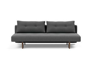 Recast Dark Styletto sovesofa i 852 Mahoga Seal Grey, set forfra