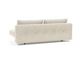 Recast Dark Styletto sovesofa i 357 Taura Off White, set skråt bagfra
