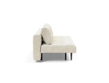 Recast Dark Styletto sovesofa i 357 Taura Off White, set fra siden
