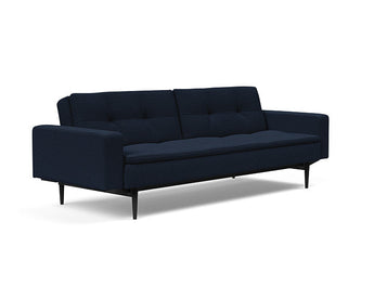 Dublexo Styletto Sovesofa Black Wood med armlæn