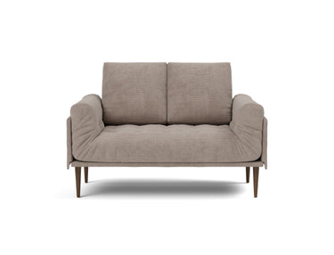 Rollo Styletto daybed med Spring madras i 318 Cordufine Beige, set forfra