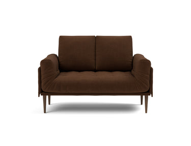 Rollo Styletto daybed med Classic madras i 359 Taura Cappuccino, set forfra
