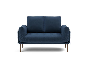 Rollo Styletto daybed med Classic madras i 414 Esina Indigo Blue, set forfra