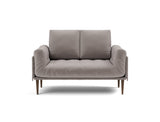 Rollo Styletto daybed med Classic madras i 418 Esina Truffle, set forfra