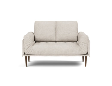 Rollo Styletto daybed med Classic madras i 470 Yuveno Natural, set forfra