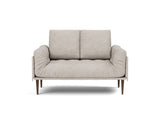 Rollo Styletto daybed med Classic madras i 471 Yuveno Sand, set forfra