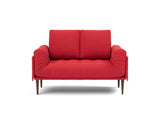 Rollo Styletto daybed med Classic madras i 511 Elegance Red, set forfra
