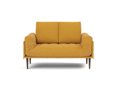 Rollo Styletto daybed med Spring madras i 536 Bouclé Ochre, set forfra