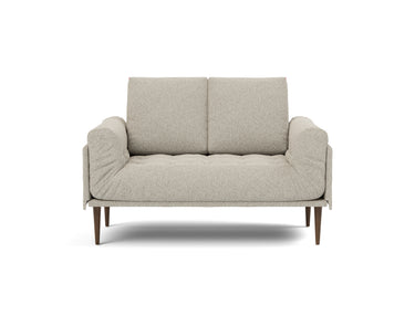 Rollo Styletto daybed med Classic madras i 539 Bouclé Beige, set forfra