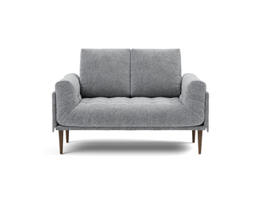 Rollo Styletto daybed med Classic madras i 565 Twist Granite, set forfra