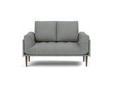 Rollo Styletto daybed med Spring madras i 852 Mahoga Seal Grey, set forfra