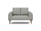 Rollo Styletto daybed med Spring madras i 853 Mahoga Dove Grey, set forfra