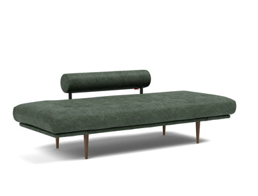 Rollo Styletto daybed med Classic madras i 281 Avella Pine Green, som seng