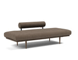 Rollo Styletto daybed med Classic madras i 411 Esina Cedar Brown, som seng