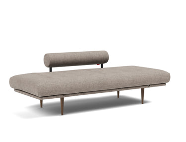 Rollo Styletto daybed med Spring madras i 472 Yuveno Warm Grey, som seng