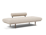 Rollo Styletto daybed med Spring madras i 612 Blida Sand Grey, som seng