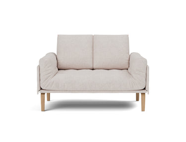 Rollo Bow daybed med Classic madras i 300 Weda Sand, set forfra