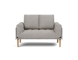 Rollo Bow daybed med Spring madras i 321 Corocco Warm Grey, set forfra