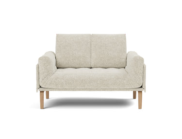 Rollo Bow daybed med Classic madras i 357 Taura Off White, set forfra