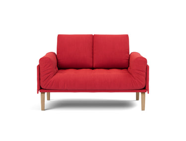 Rollo Bow daybed med Classic madras i 511 Elegance Red, set forfra