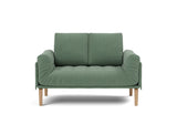Rollo Bow daybed med Classic madras i 518 Elegance Green, set forfra