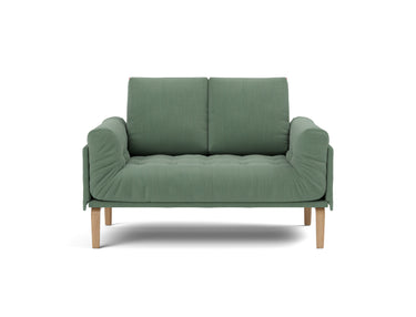 Rollo Bow daybed med Classic madras i 518 Elegance Green, set forfra
