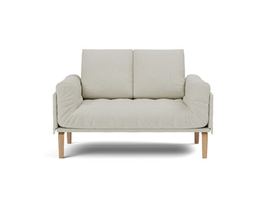 Rollo Bow daybed med Classic madras i 527 Mixed Dance Natural, set forfra
