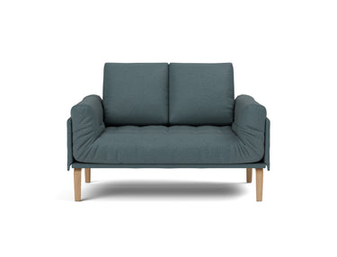 Rollo Bow daybed med Classic madras i 851 Mahoga Dark Blue, set forfra