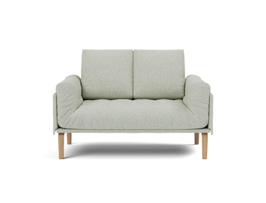 Rollo Bow daybed med Classic madras i 888 Mozart Slate Brown, set forfra