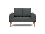 Rollo Bow daybed med Spring madras i 894 Mozart Grey Bronze, set forfra