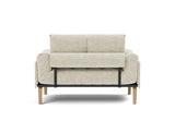 Rollo Bow daybed med Classic madras i 357 Taura Off White, set bagfra