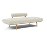 Rollo Bow daybed med Spring madras i 357 Taura Off White, som seng