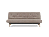 Aslak 120 sovesofa med Classic madras i 318 Cordufine Beige, set forfra