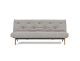 Aslak 120 sovesofa med Classic madras i 321 Corocco Warm Grey, set forfra