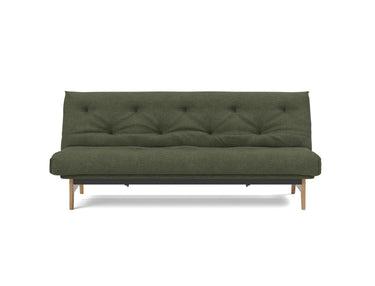 Aslak 120 sovesofa med Nordic Soft Spring madras i 353 Taura Forest, set forfra